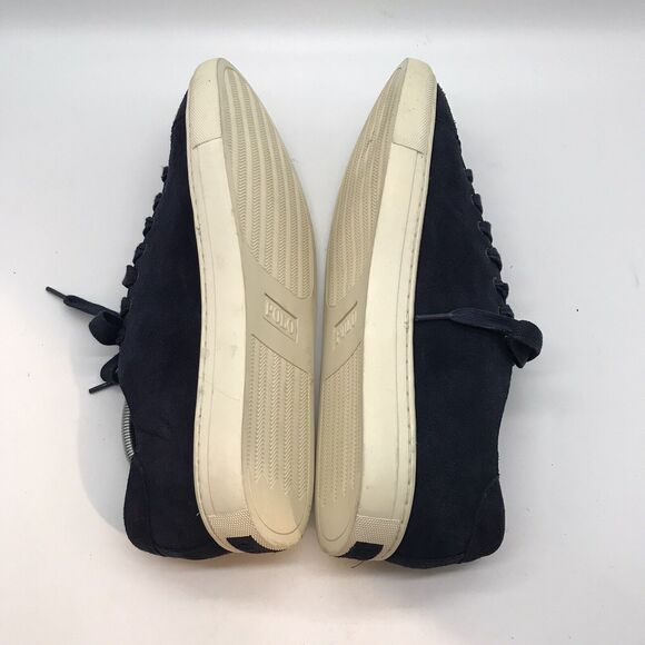 Polo Ralph Lauren Jermain Suede Sneakers Men\'s 12 D Navy Blue Lace Up Low Shoes main image 11